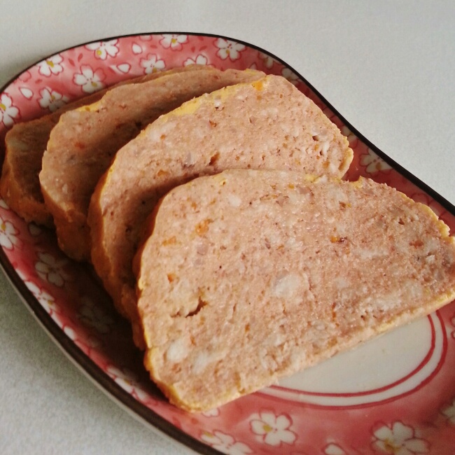 一团面做的自制健康美味午餐肉