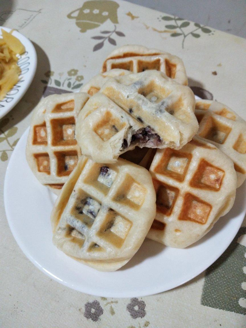 紫米华夫饼