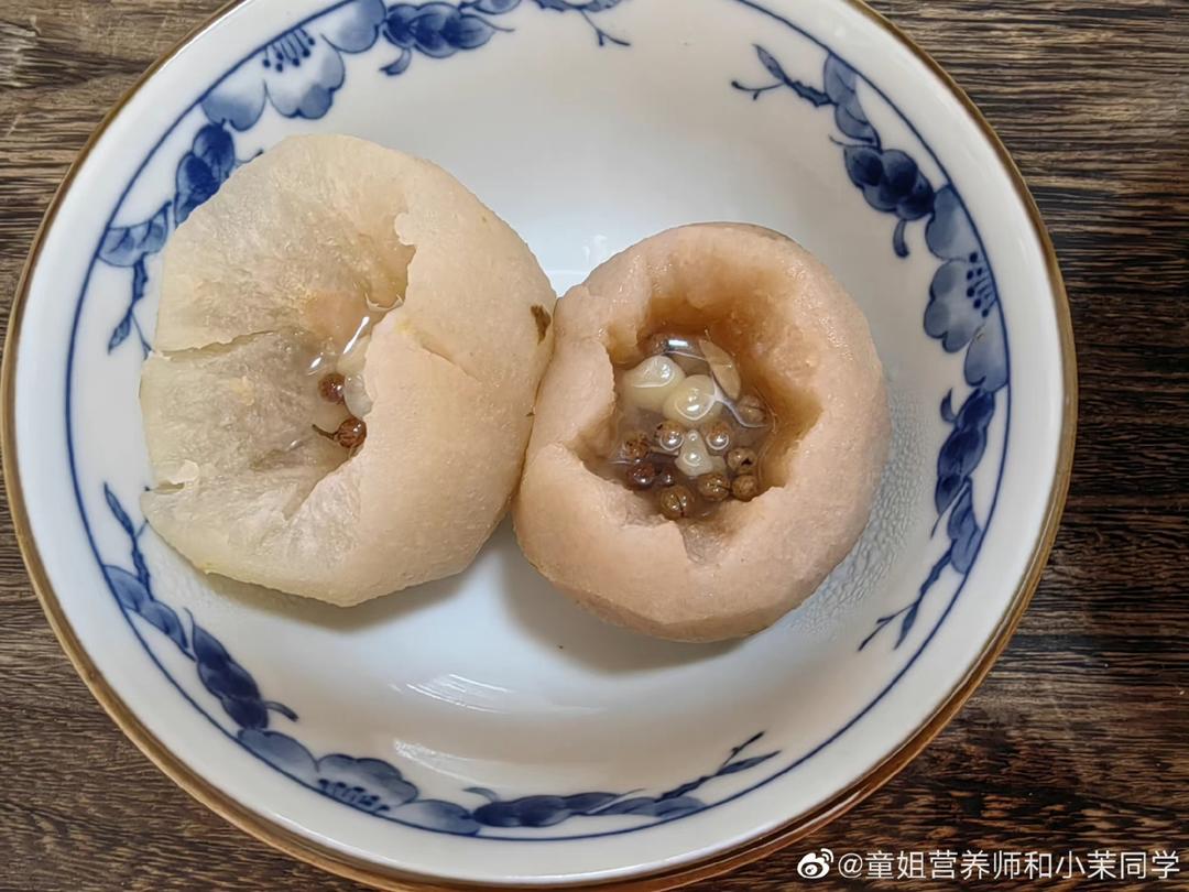 感冒咳嗽，冰糖雪梨or花椒雪梨？