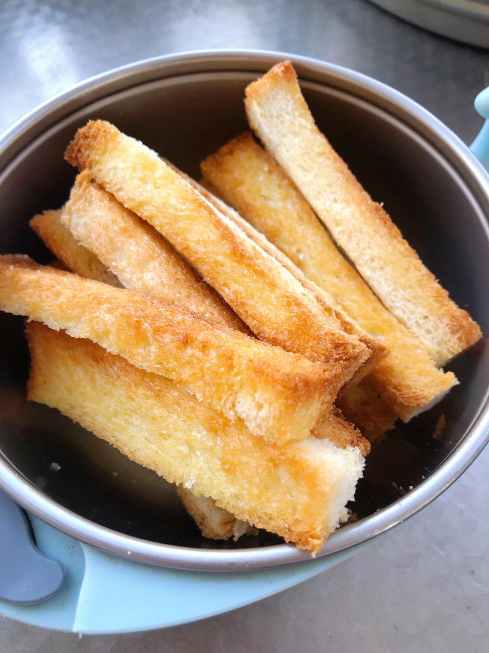 黄金烤吐司🍞条｜太香了