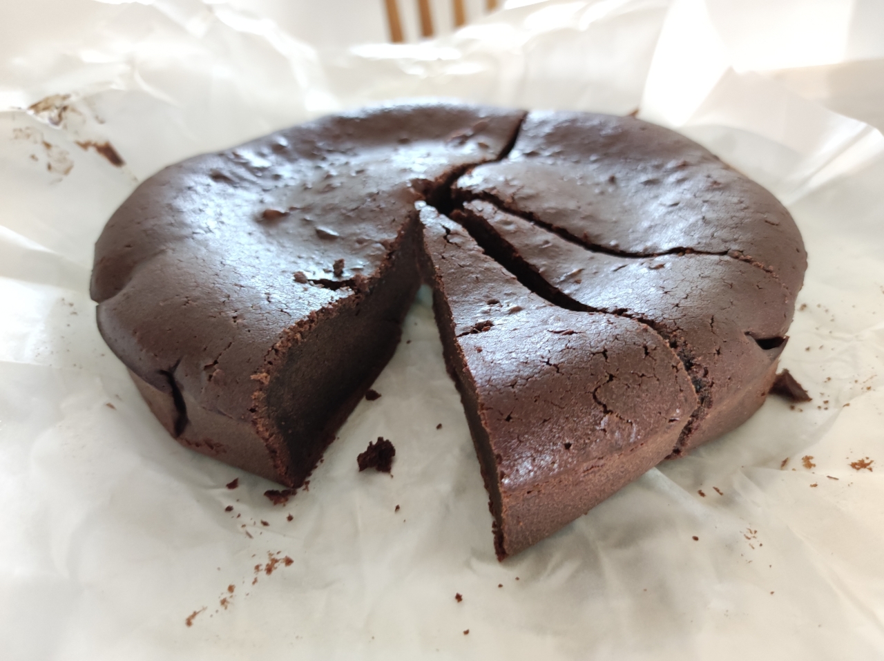 超简单无需打发的布朗尼蛋糕（多图 巧克力和可可粉版都有）🌟x3