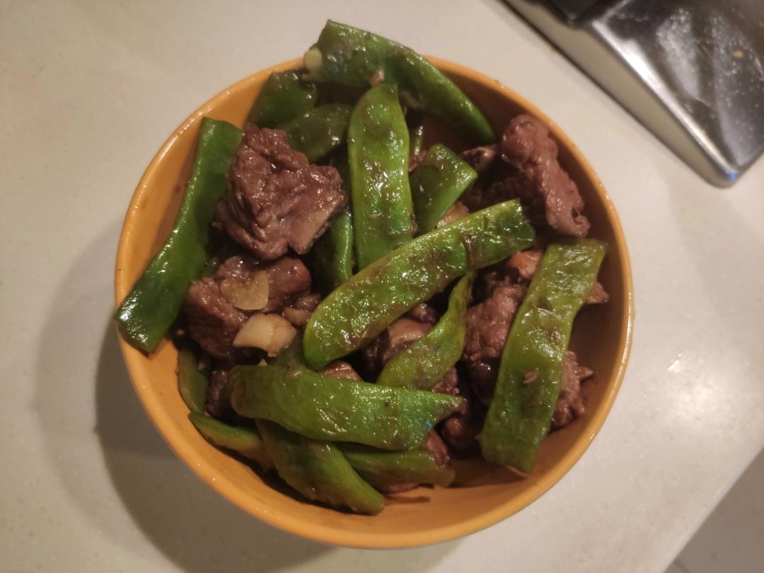 老饭骨教的豆角炖排骨（自留）