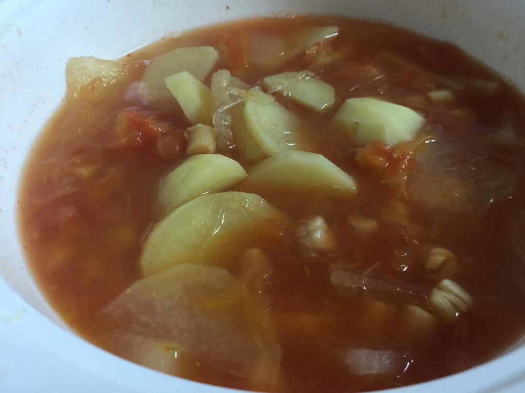 番茄冬瓜土豆汤