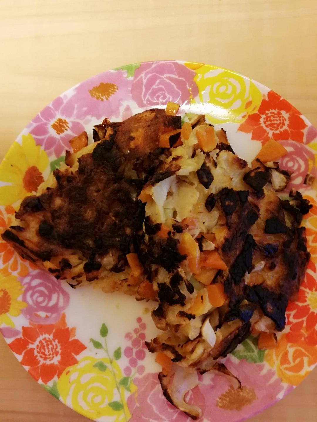 胡萝卜鸡蛋饼