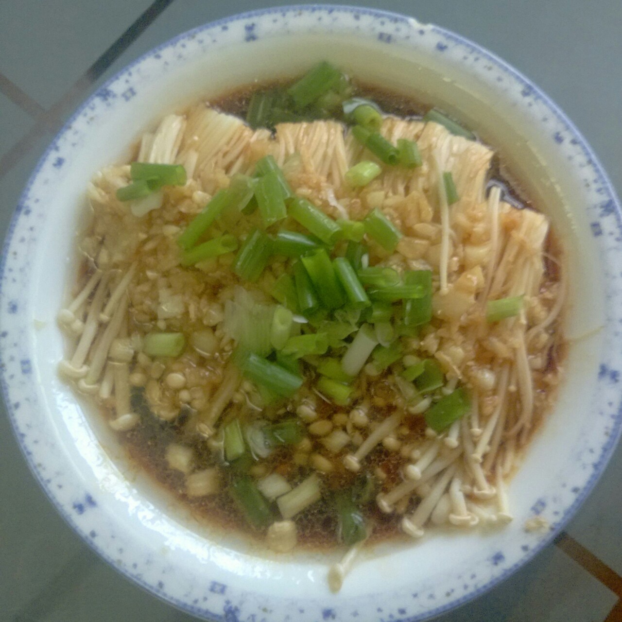 蒜蓉蒸金针菇