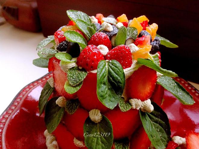 水果裸蛋糕-草莓口味的做法