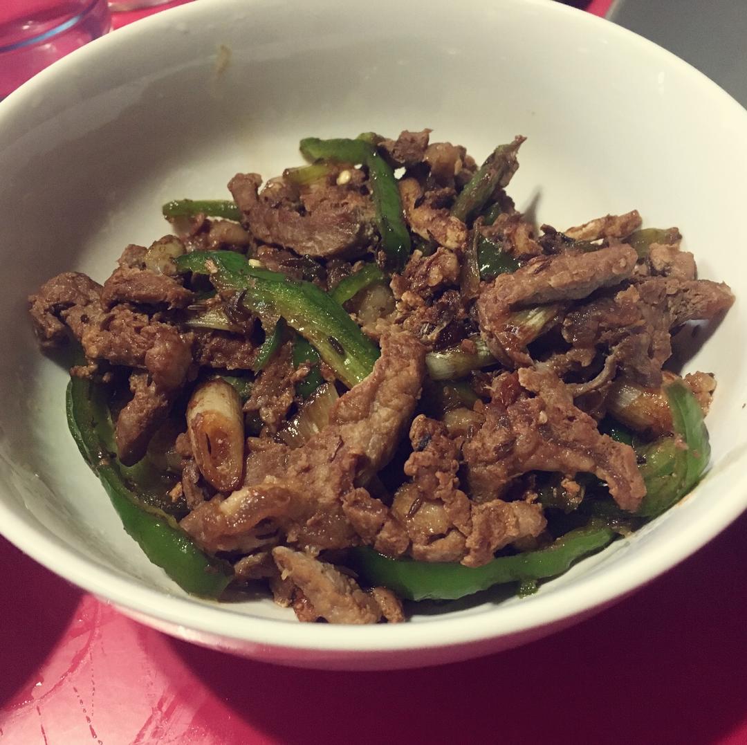 孜然炒牛肉