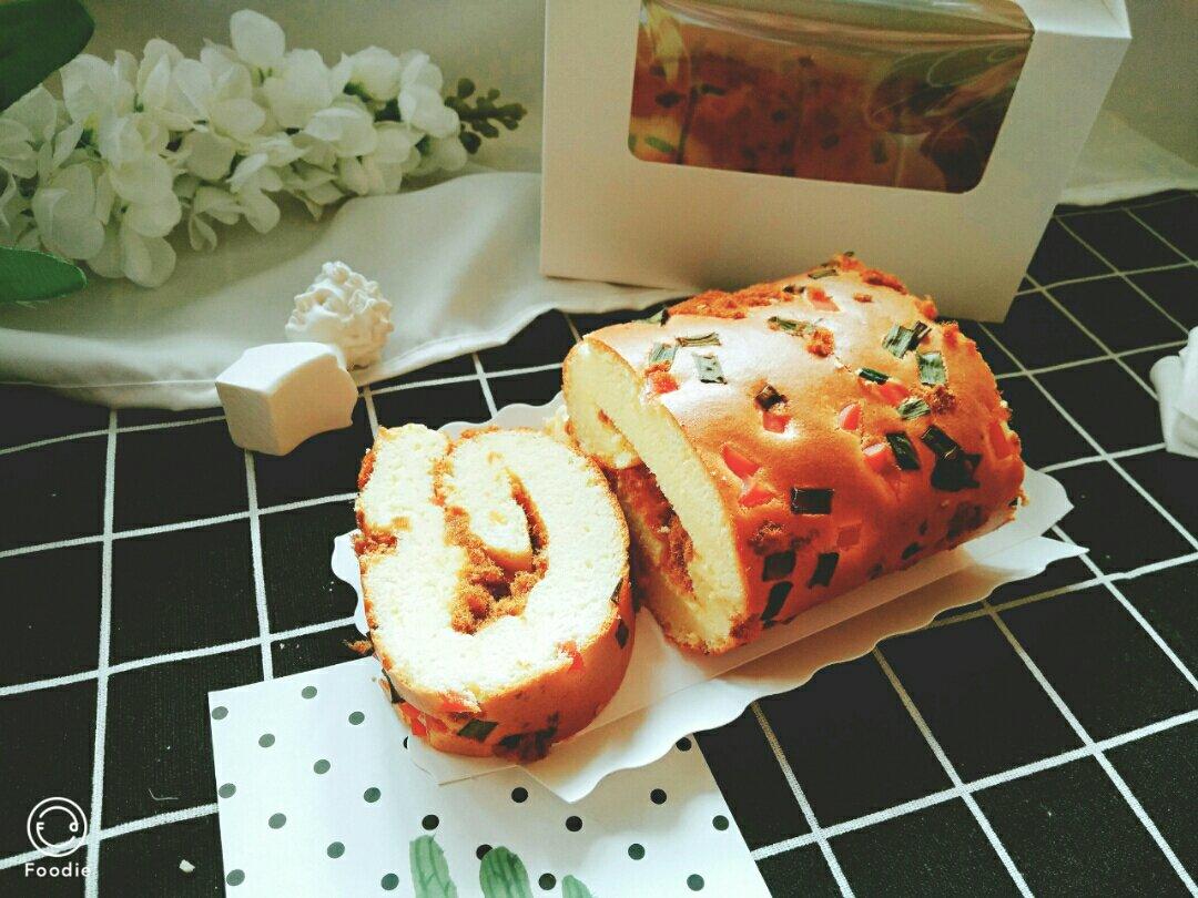 香葱肉松肥蛋糕卷～