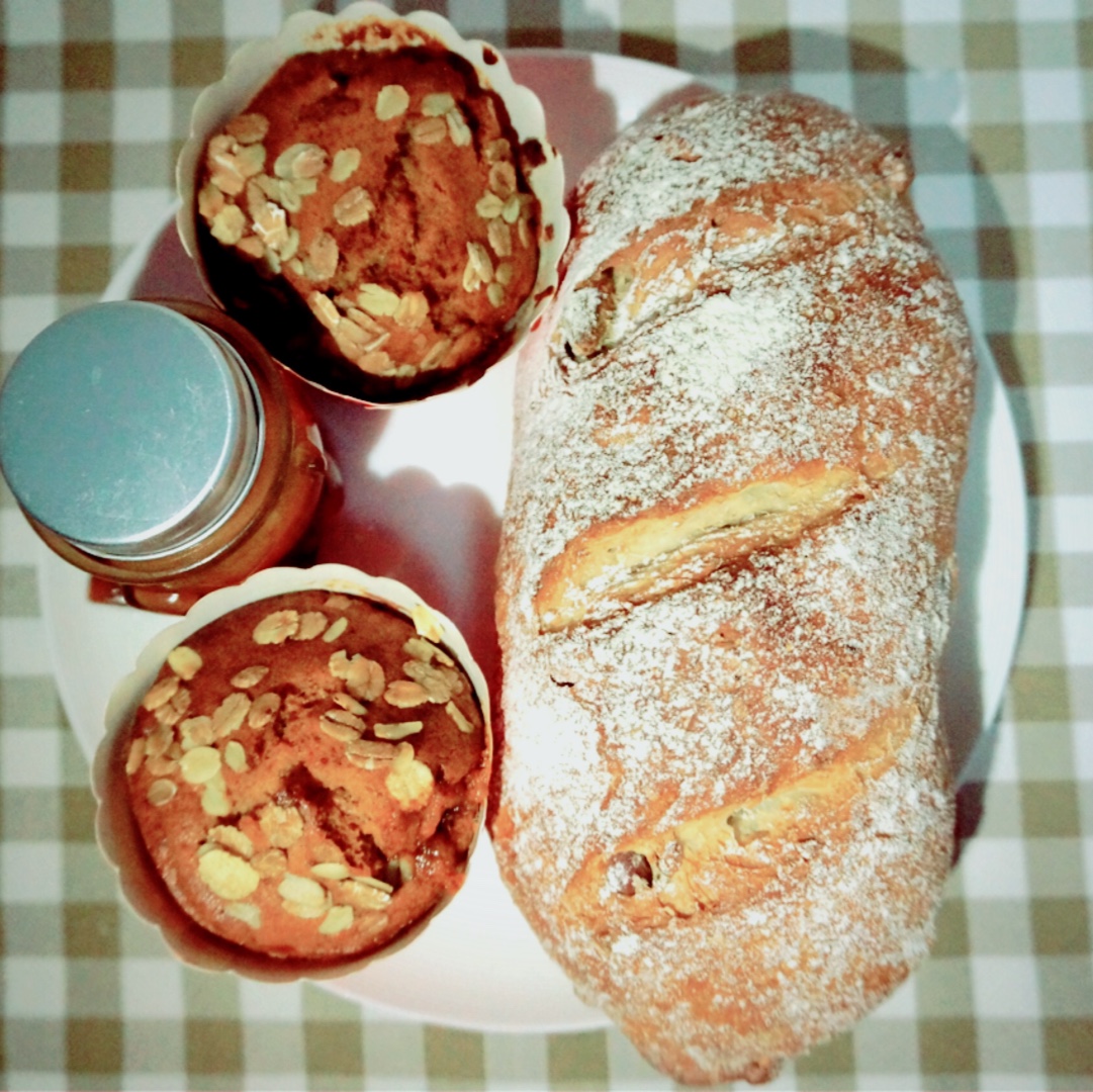 全麦核桃包～软欧包