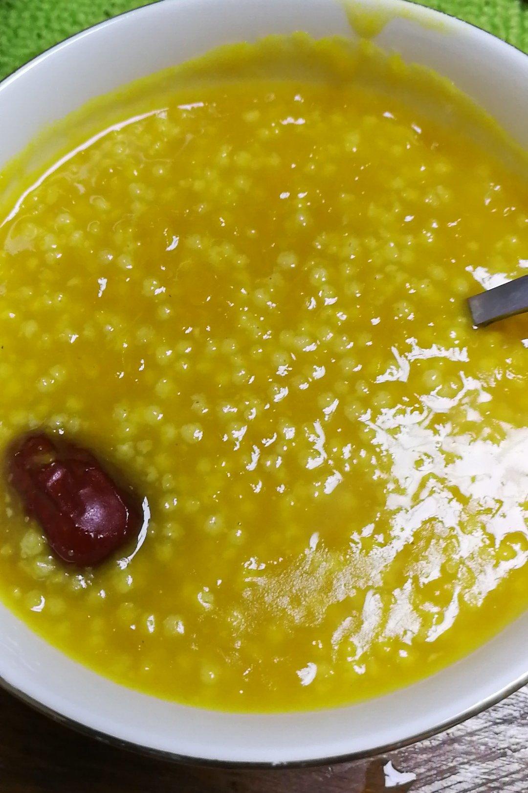 筱田麻做的奶奶熬粥小米南瓜粥养胃清肠的好粥