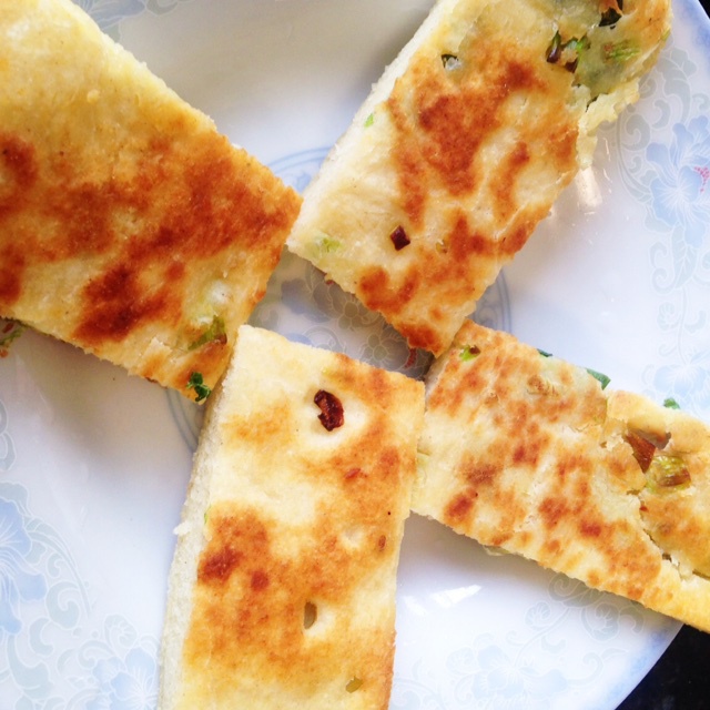 自制葱油饼