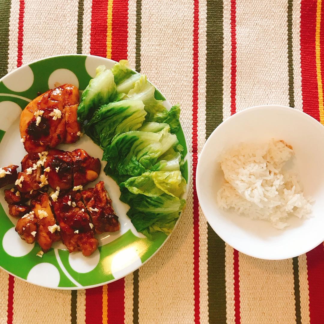 照烧鸡腿饭