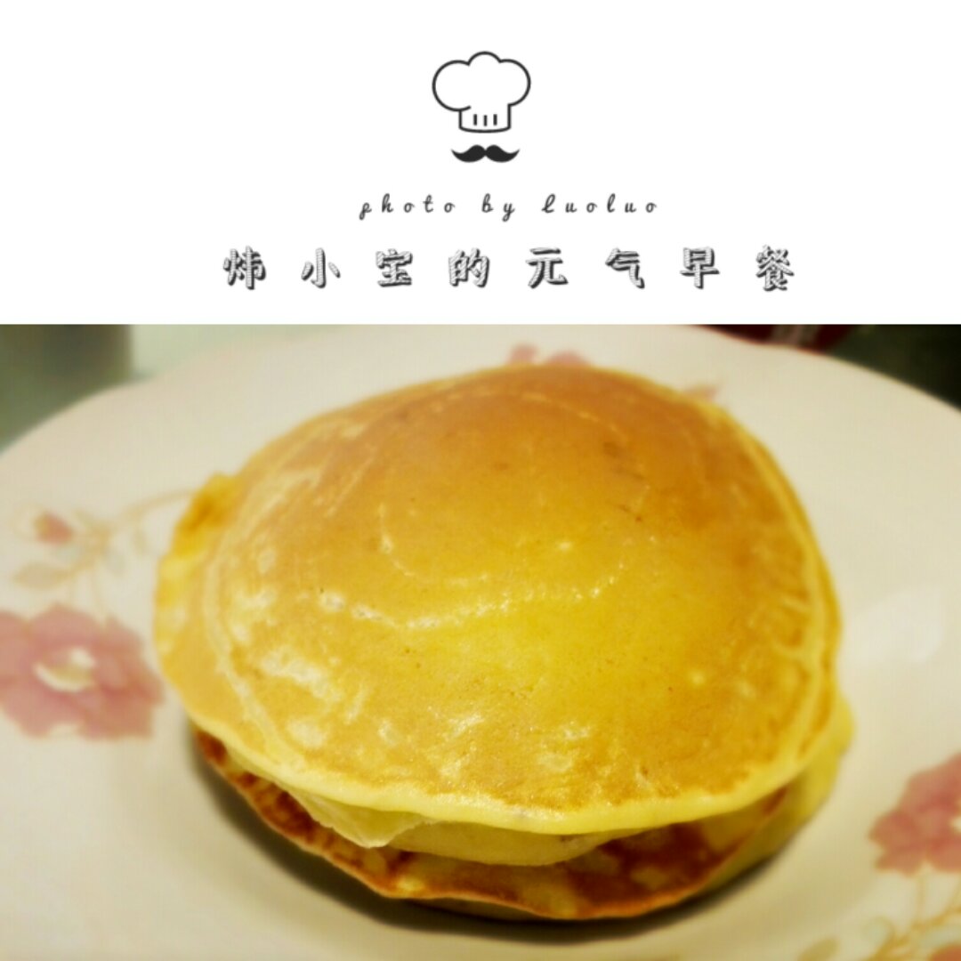 【减脂早餐】无油香蕉松饼（超简单）