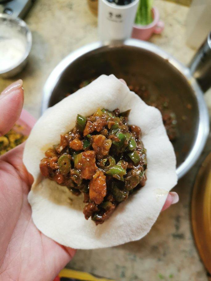 豆角酱肉包子