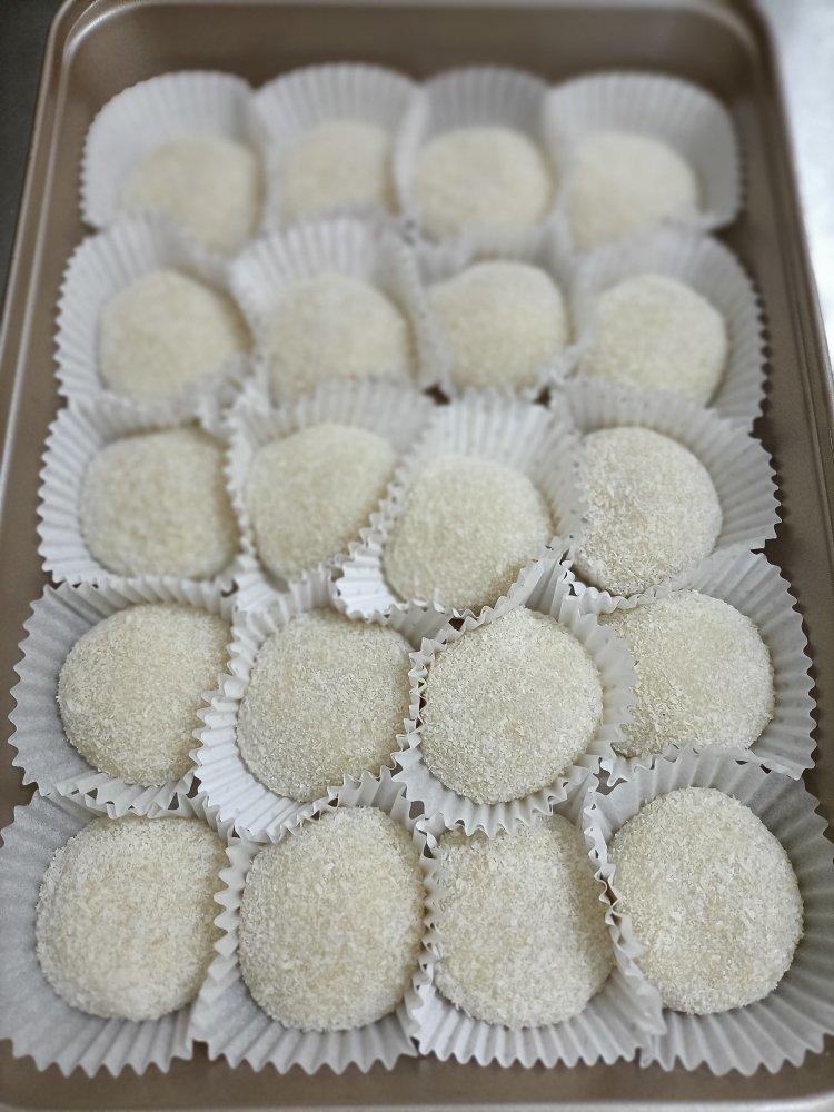 巨简单‼️软糯香甜‼️椰蓉花生糯米滋‼️不粘牙，好吃到转圈圈