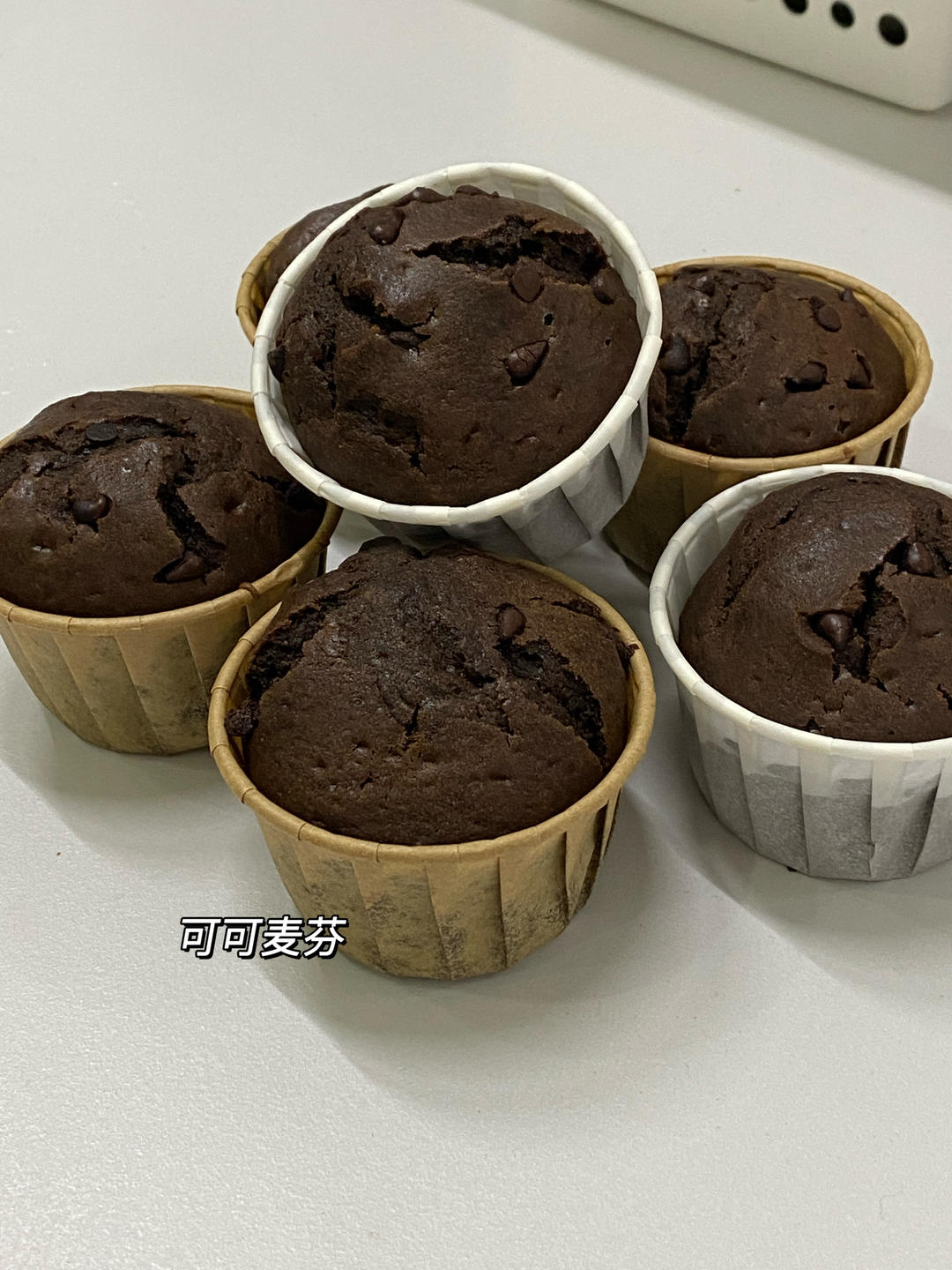 巨简单❗️超快速❗️巧克力玛芬蛋糕❗️好吃哭了