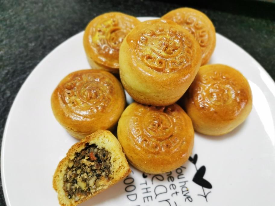蛋糕皮月饼的做法
