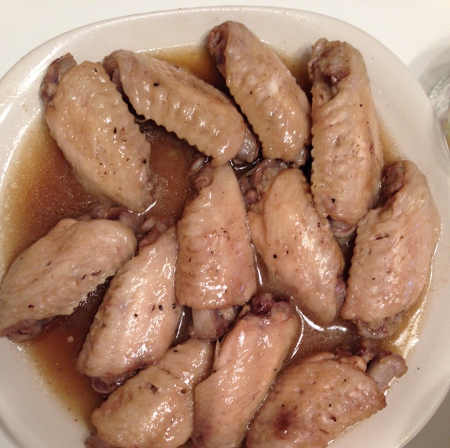 阿尼做的黑椒汁煎鸡翅