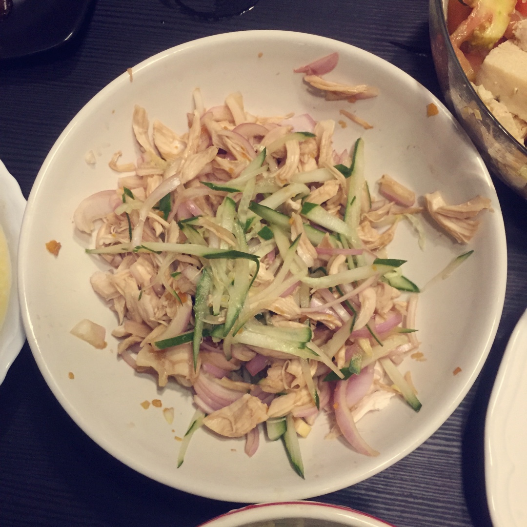 洋葱拌鸡丝