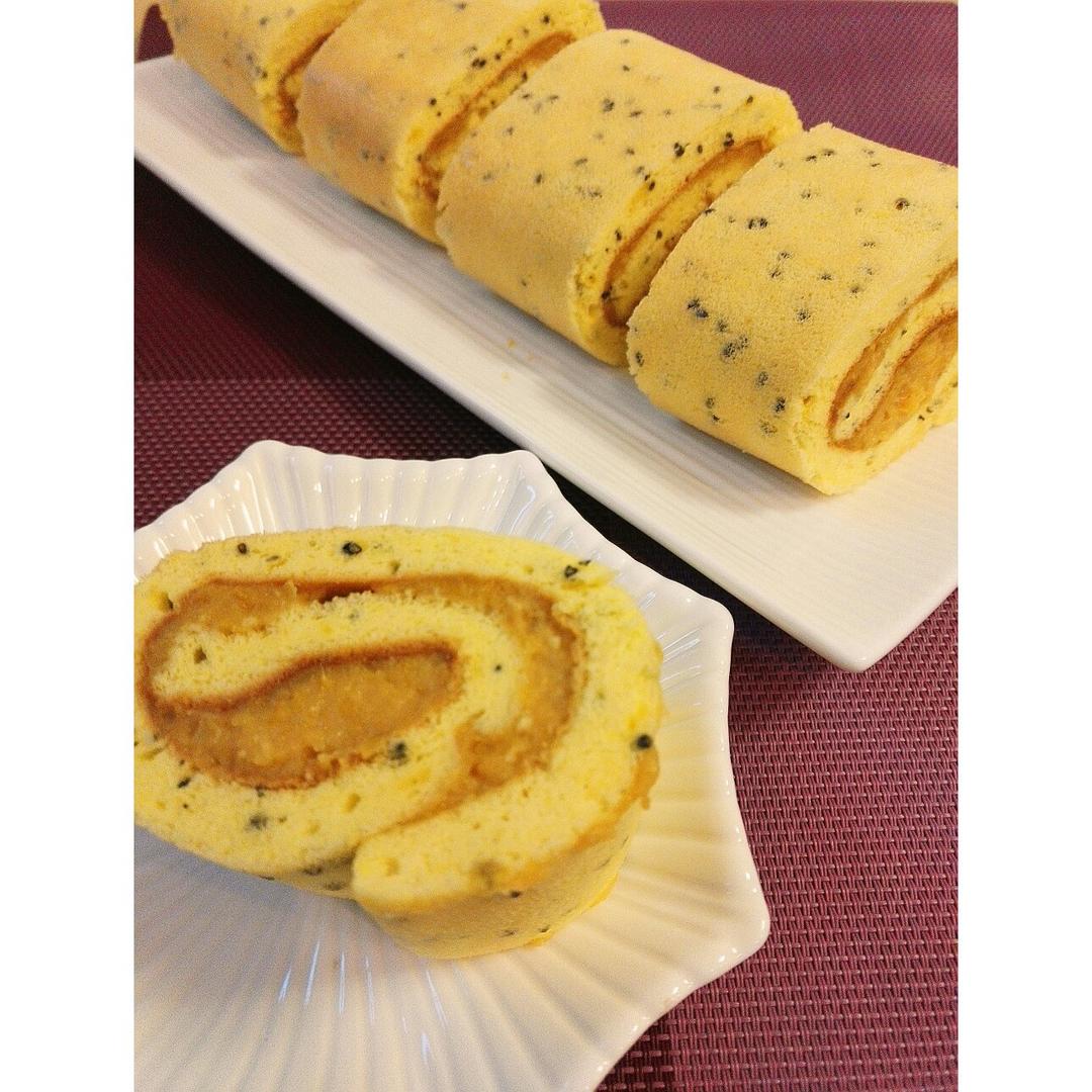 中岛老师红薯蛋糕卷