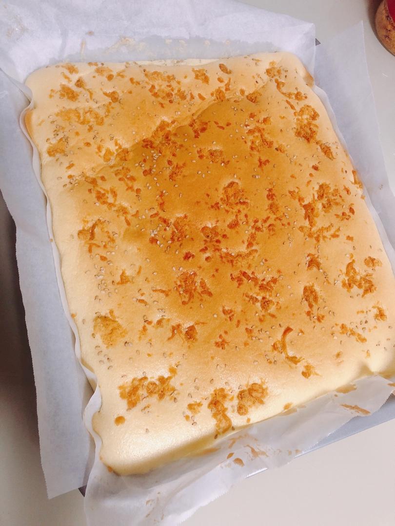 香葱肉松肥蛋糕卷～