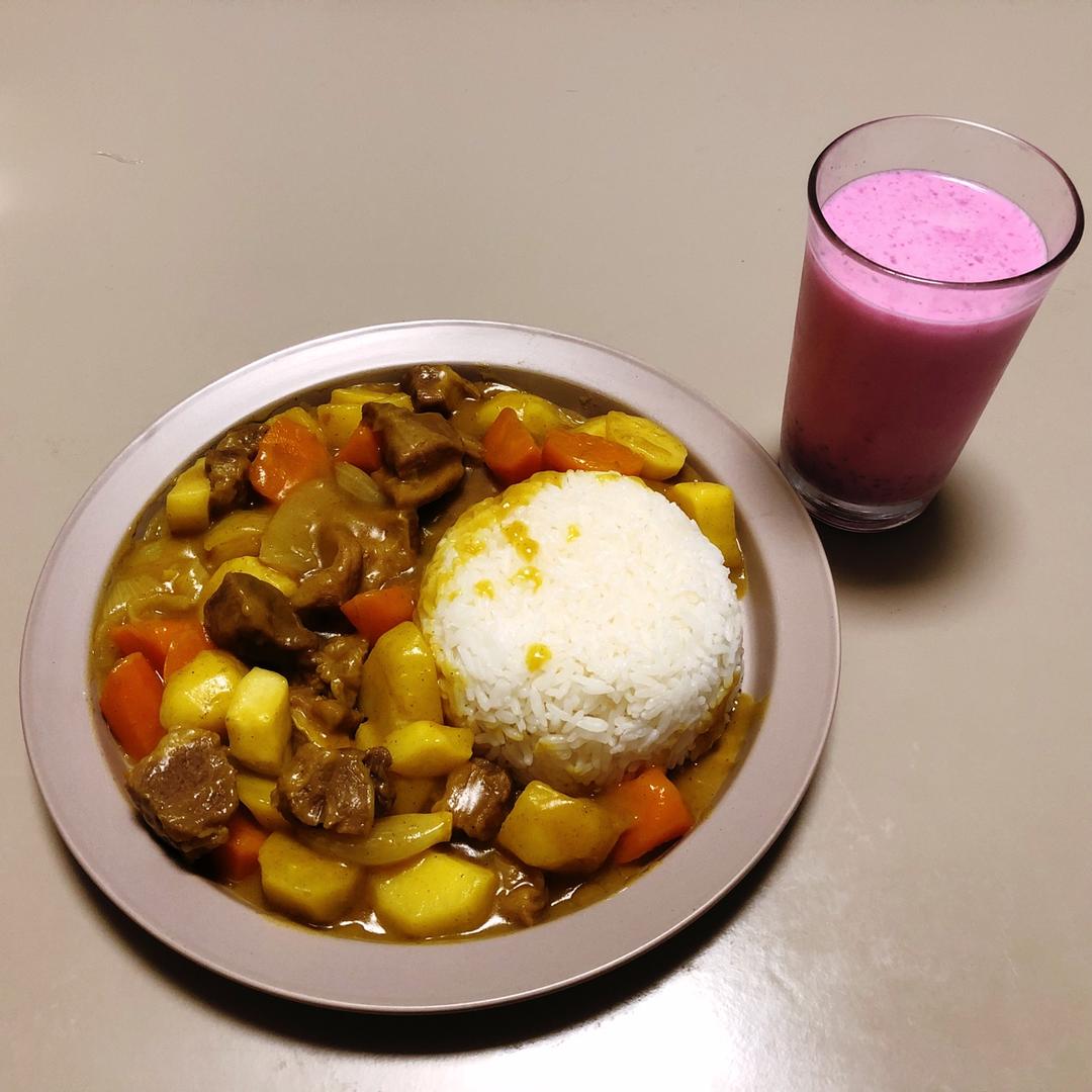 堂妈教你做咖喱牛肉饭