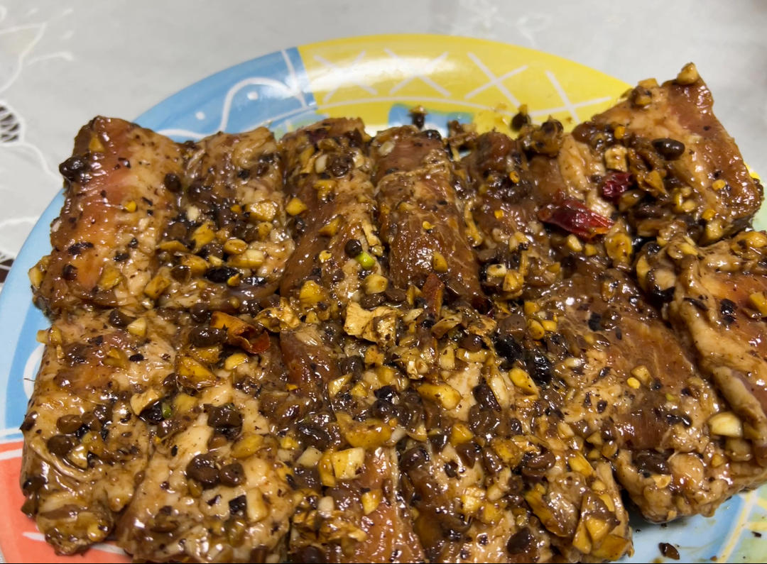 家常菜～豉汁蒸排骨