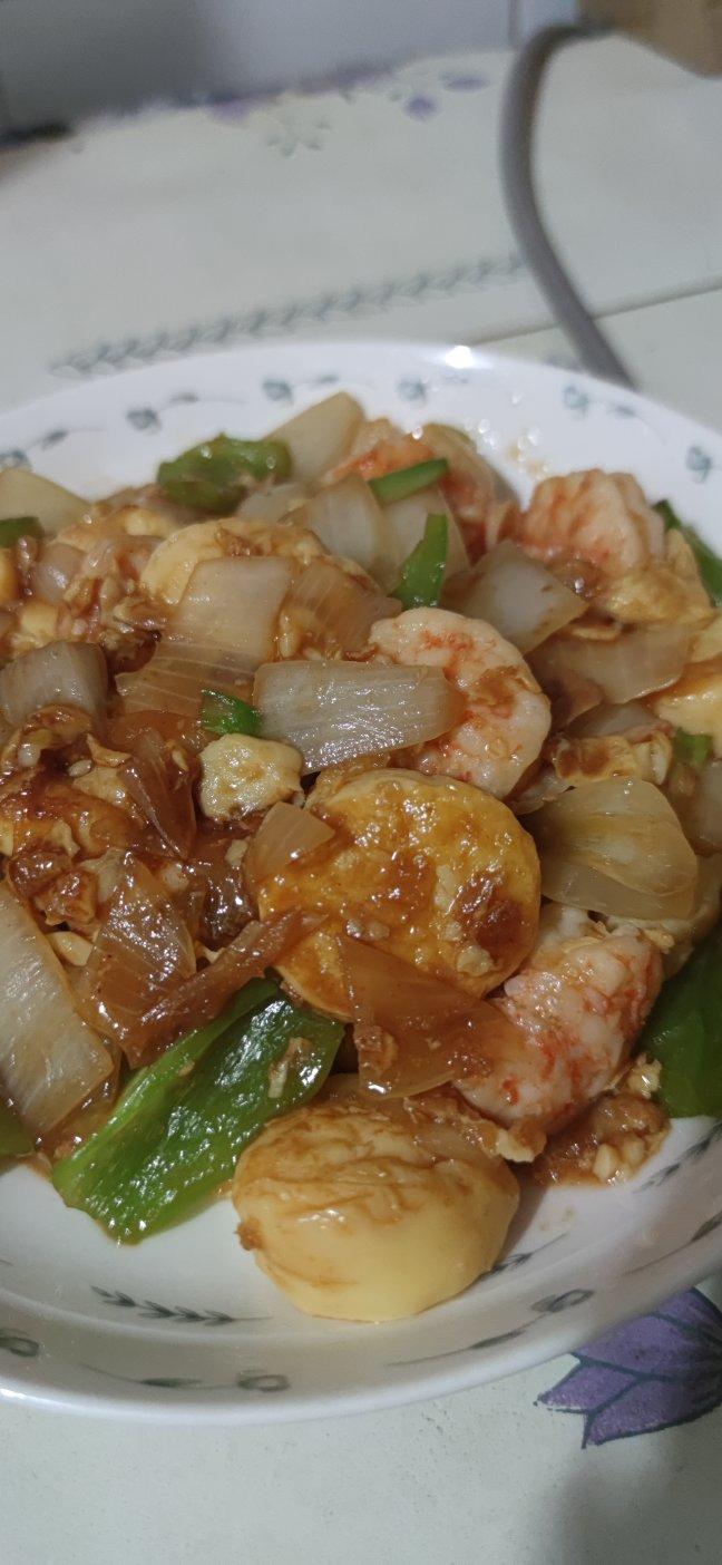 寿喜虾仁日本豆腐