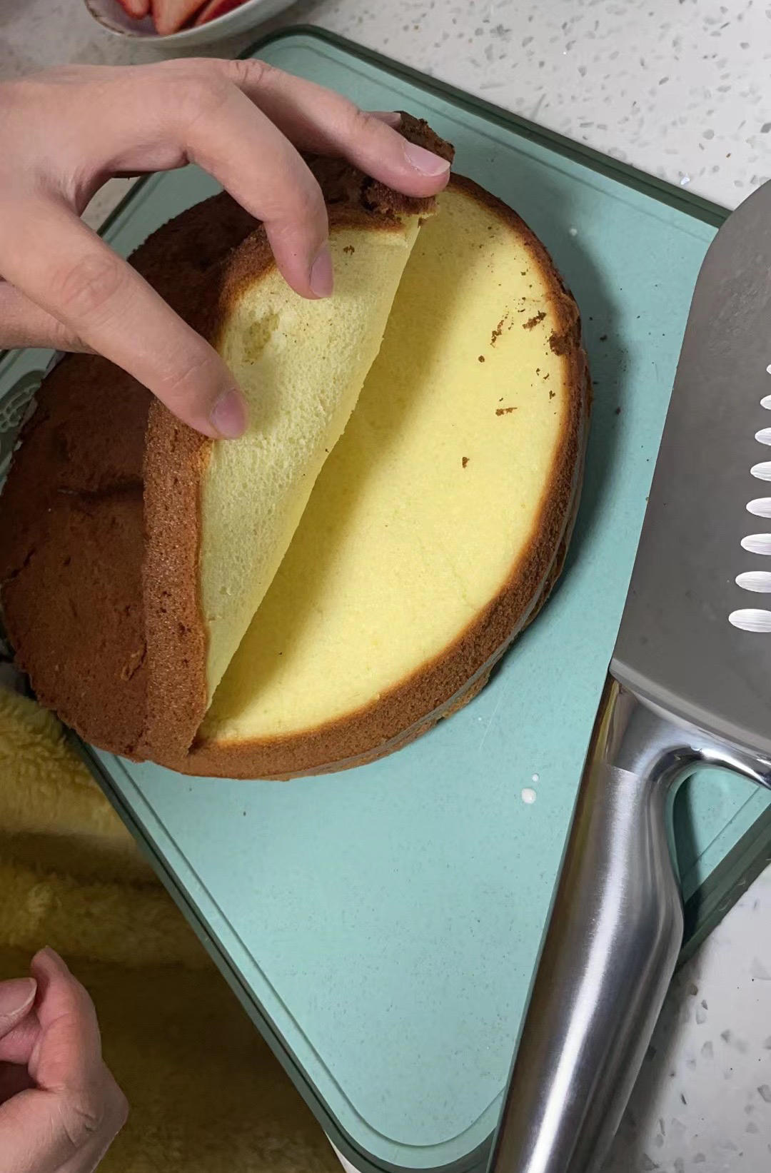 超柔软6寸戚风蛋糕(附8寸配方)零失败 超详细‼️含操作视频
