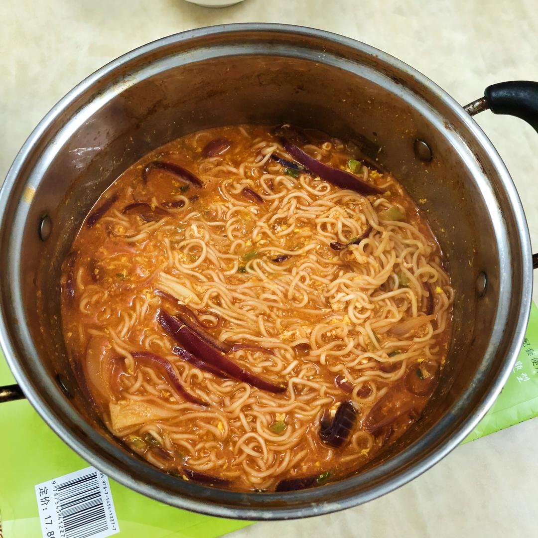 韩式泡面家庭版的做法