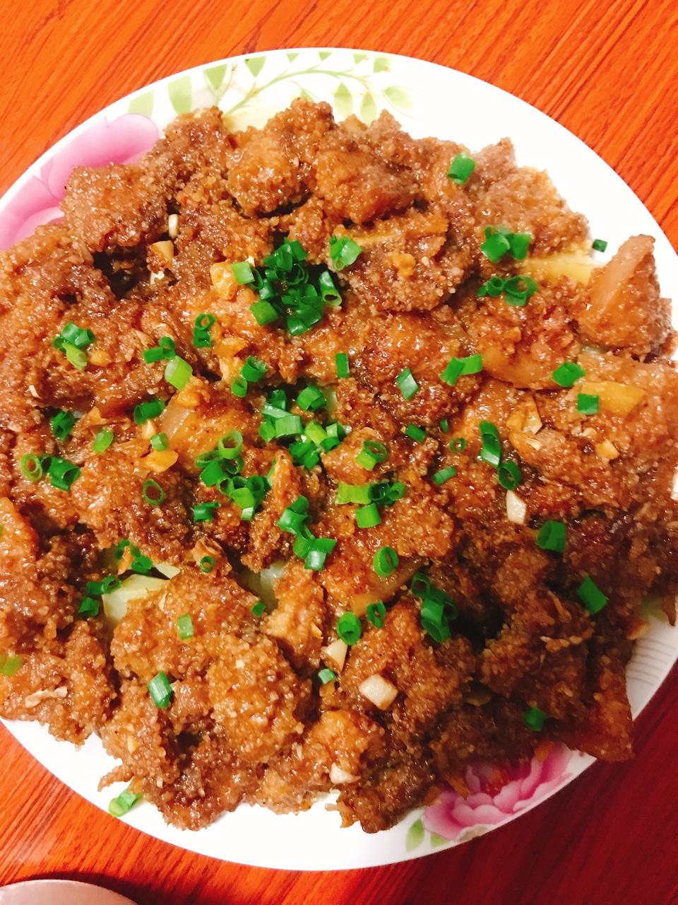 手机用户25047ucm做的土豆粉蒸肉