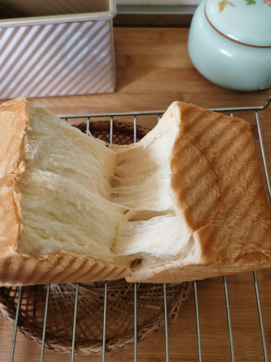 超软拉丝牛奶吐司🍞一次发酵