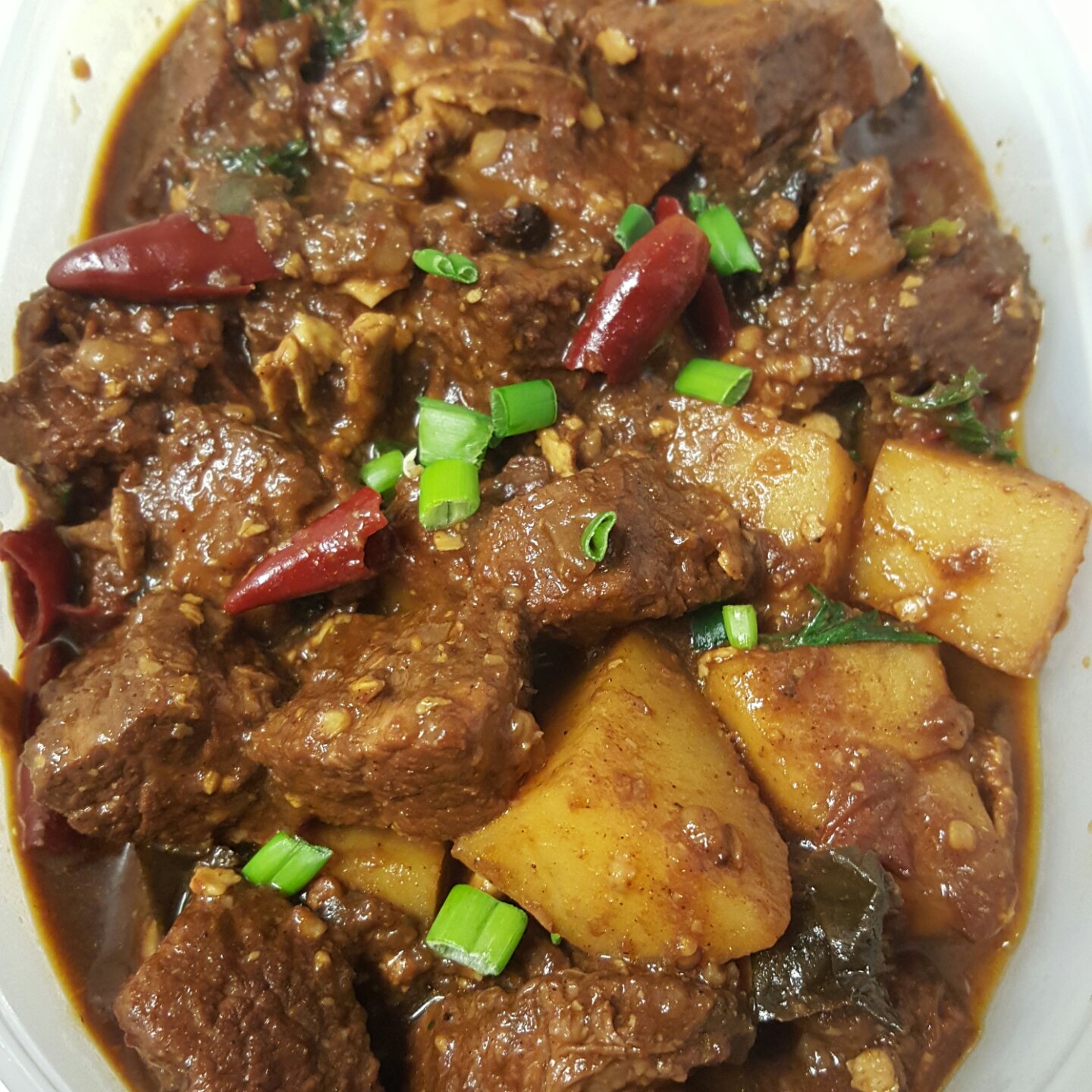 土豆炖牛肉