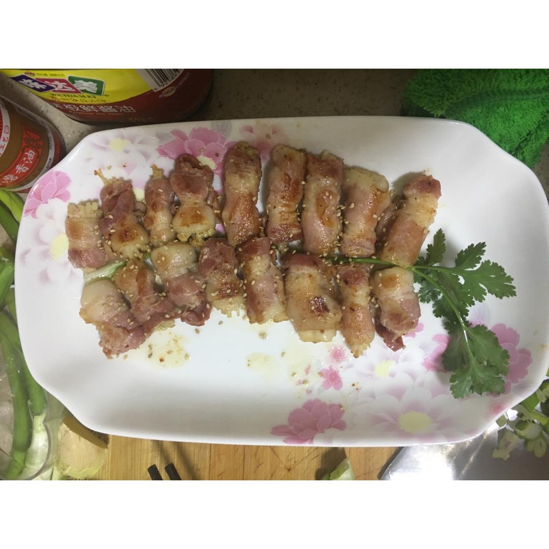 香烤培根金针菇