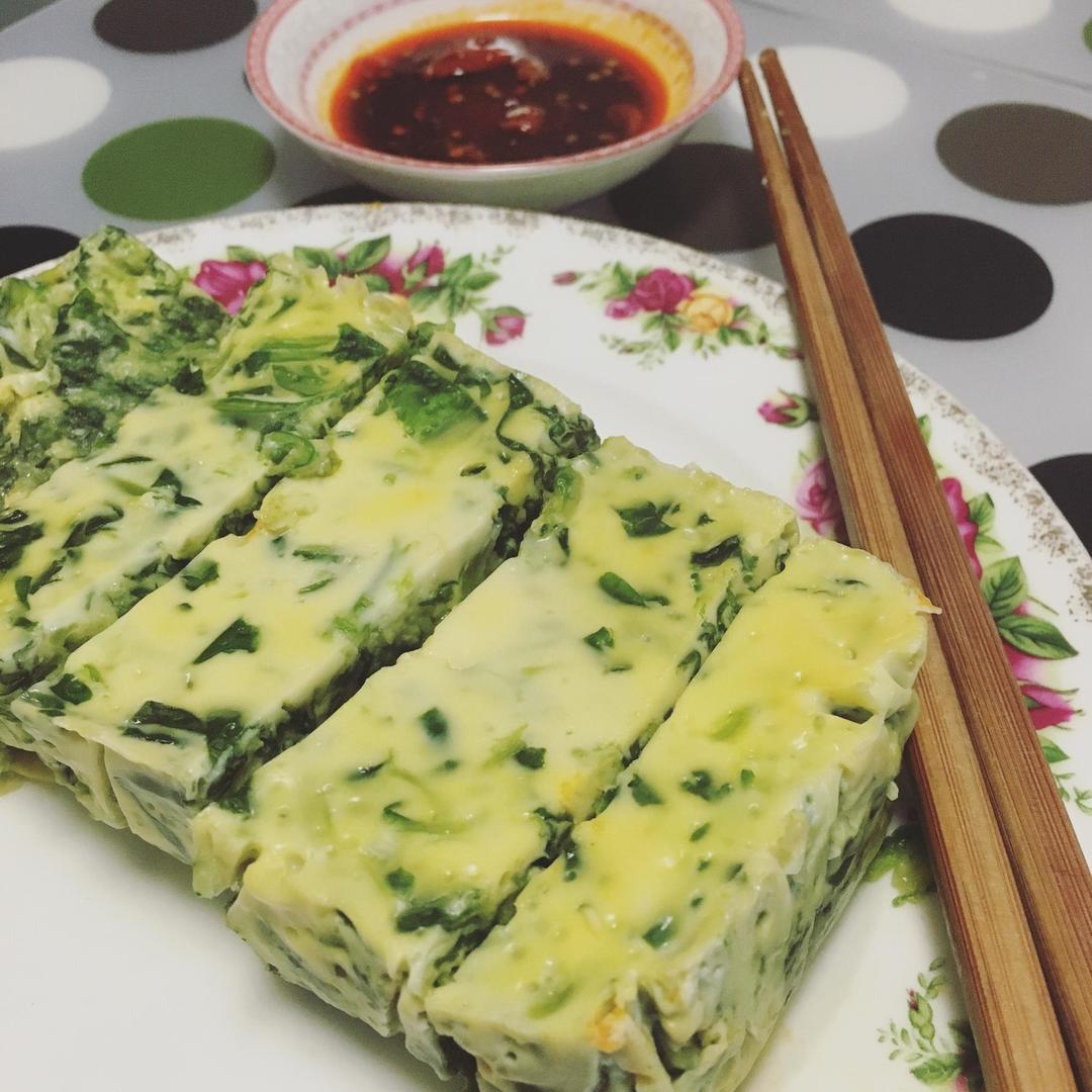 菠菜雞蛋捲