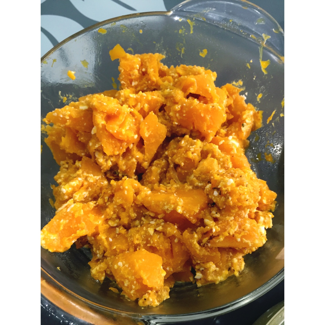 咸蛋焗南瓜（全蛋版）