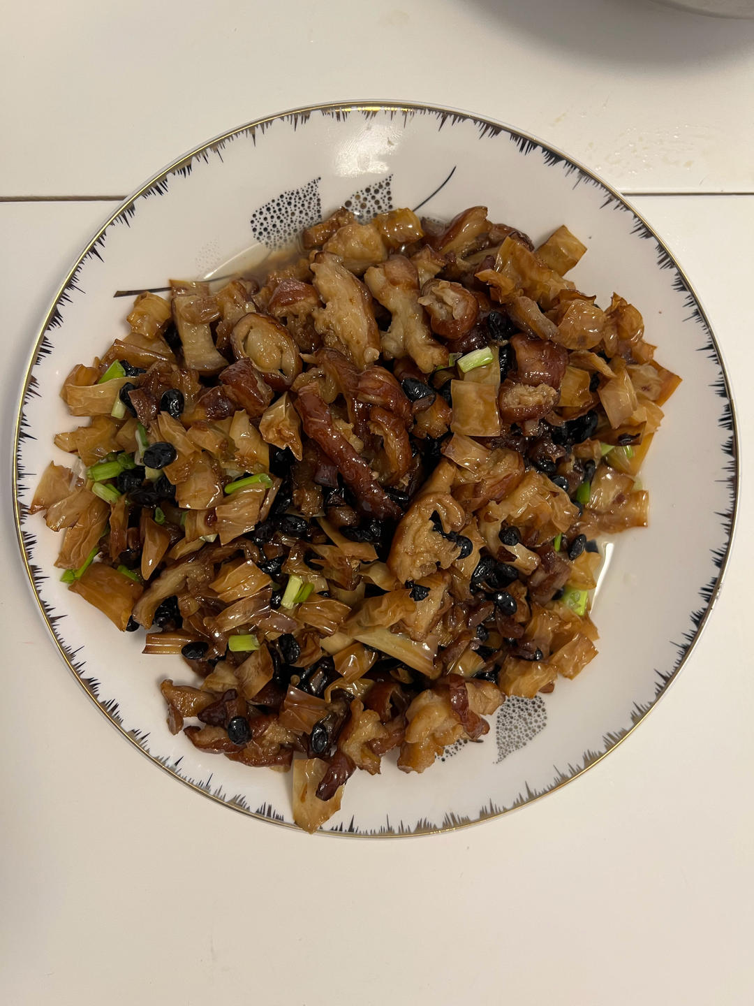 能吃三碗饭的茶油白辣椒蒸米糠肥肠