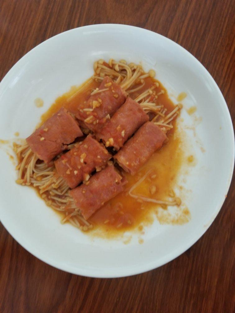 金针菇培根卷
