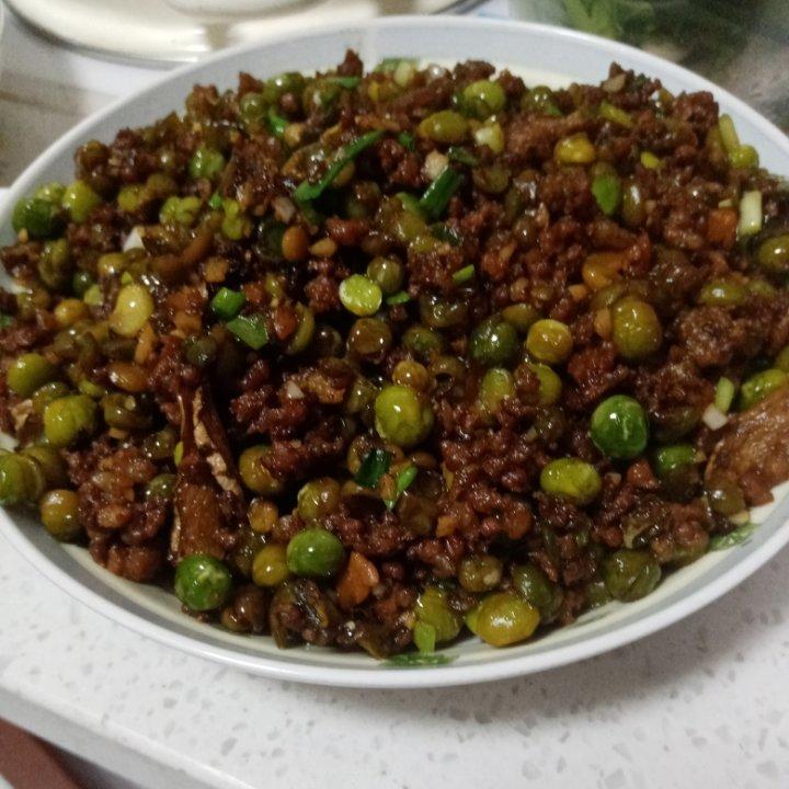 超下饭的豌豆肉沫