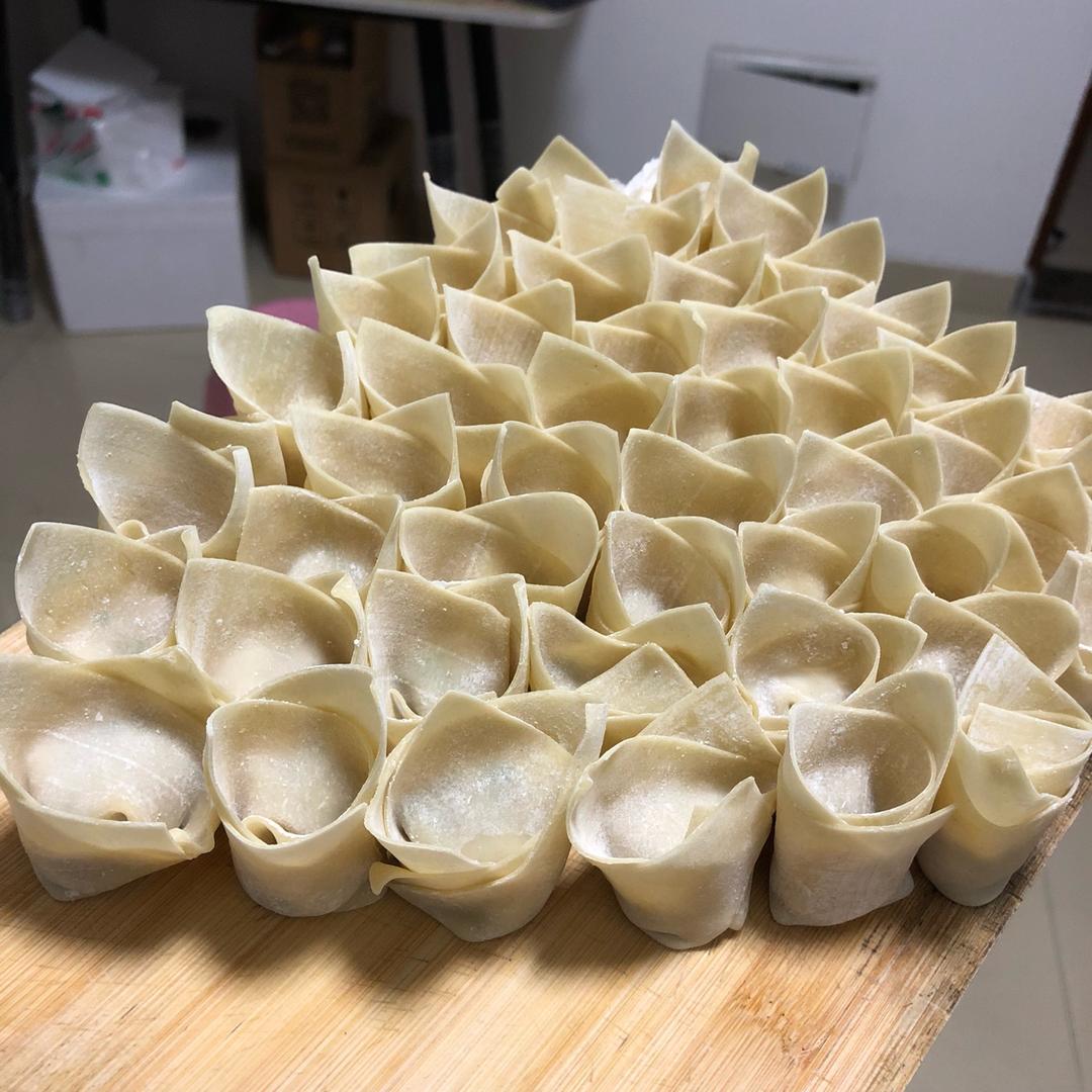 元宝馄饨的包法