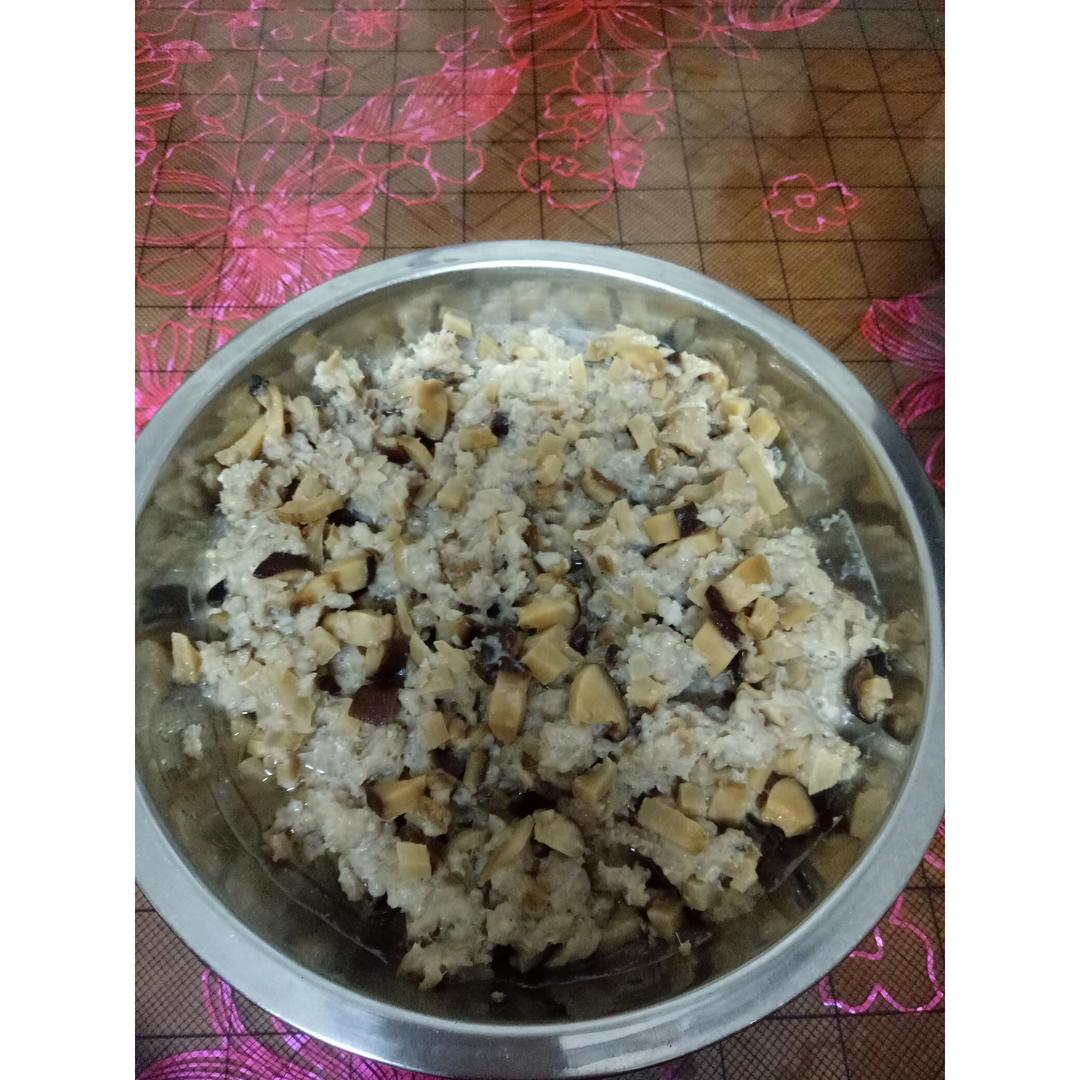 香菇蒸肉饼