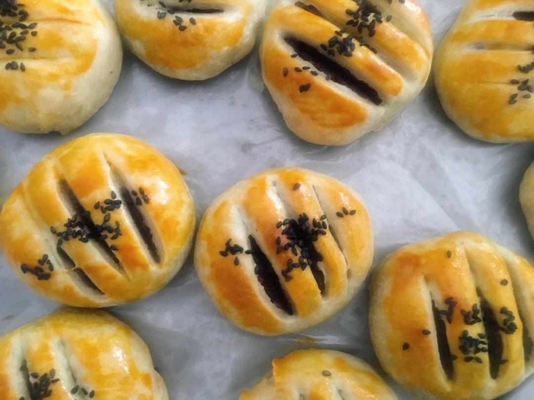 老婆饼（糯米、奶黄、紫薯、红豆）