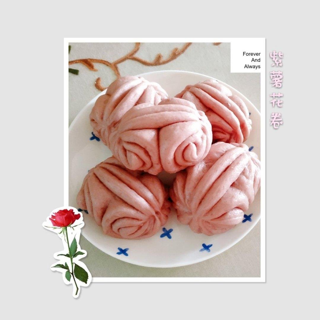 双面花、花卷馒头(一次发酵)