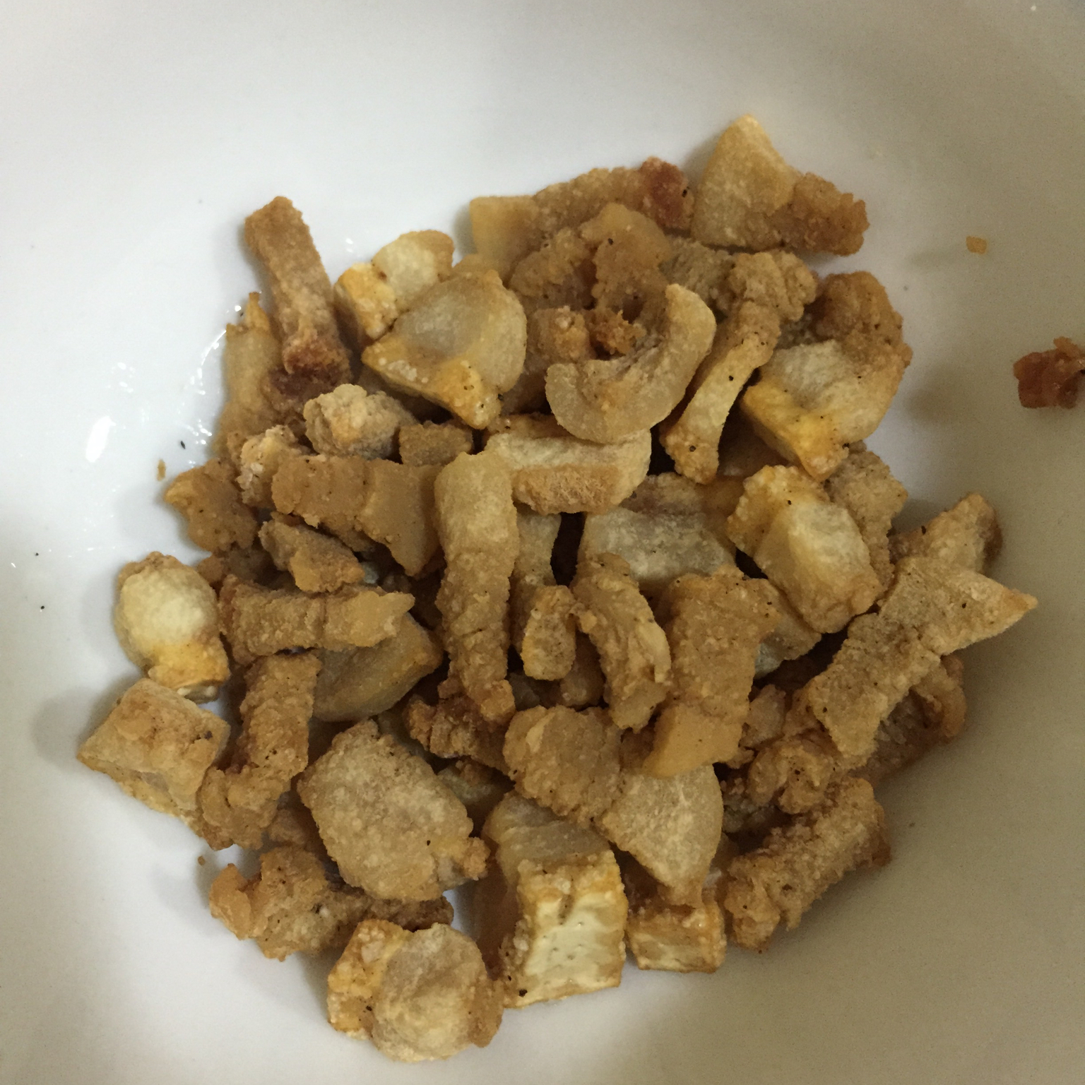 冰果蓝莓做的猪油渣