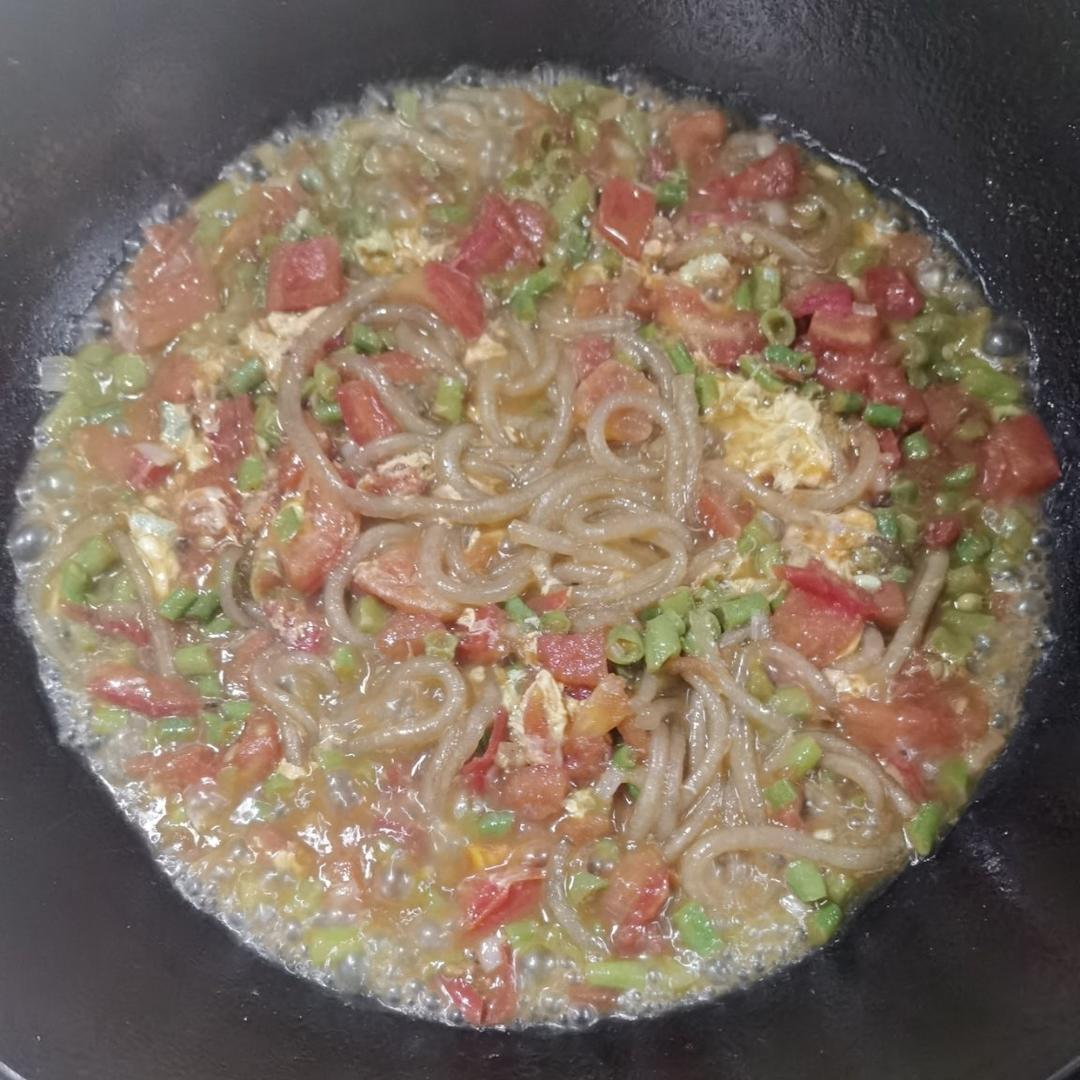 番茄粉条汤