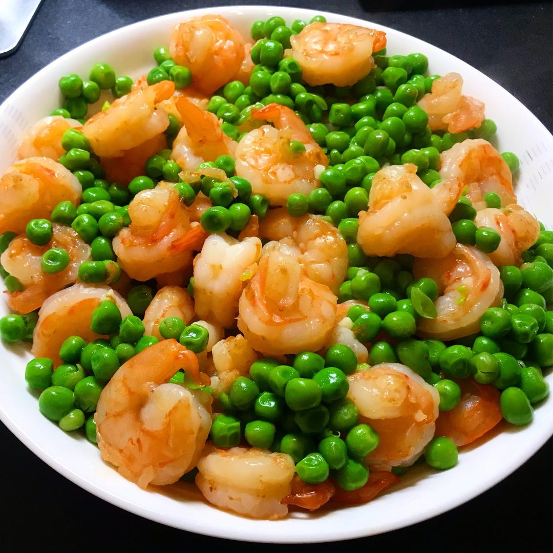viiickyyy做的豌豆炒虾仁