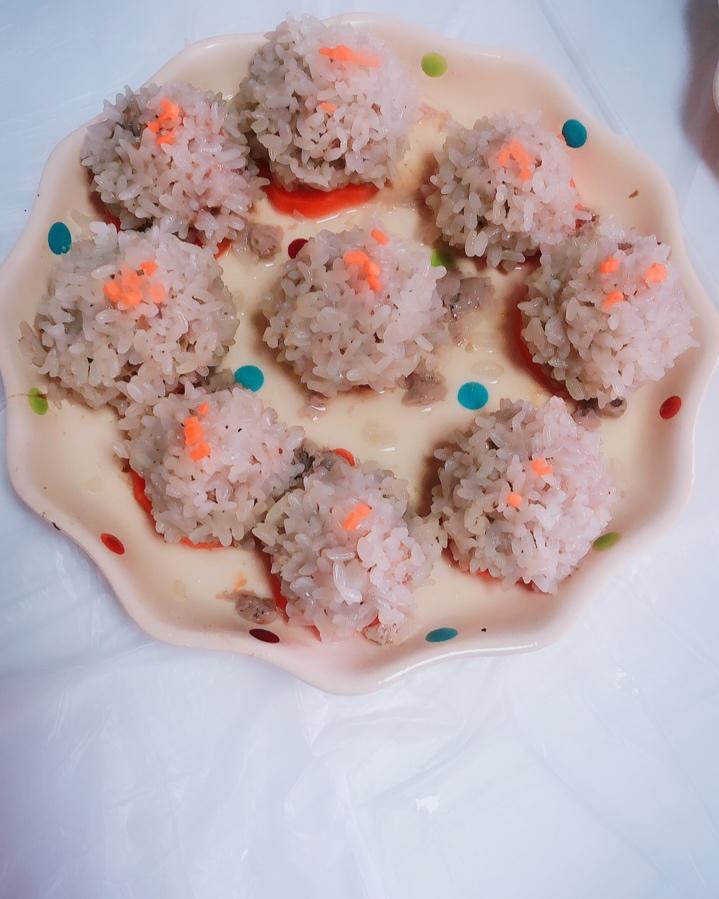 蒸糯米丸子