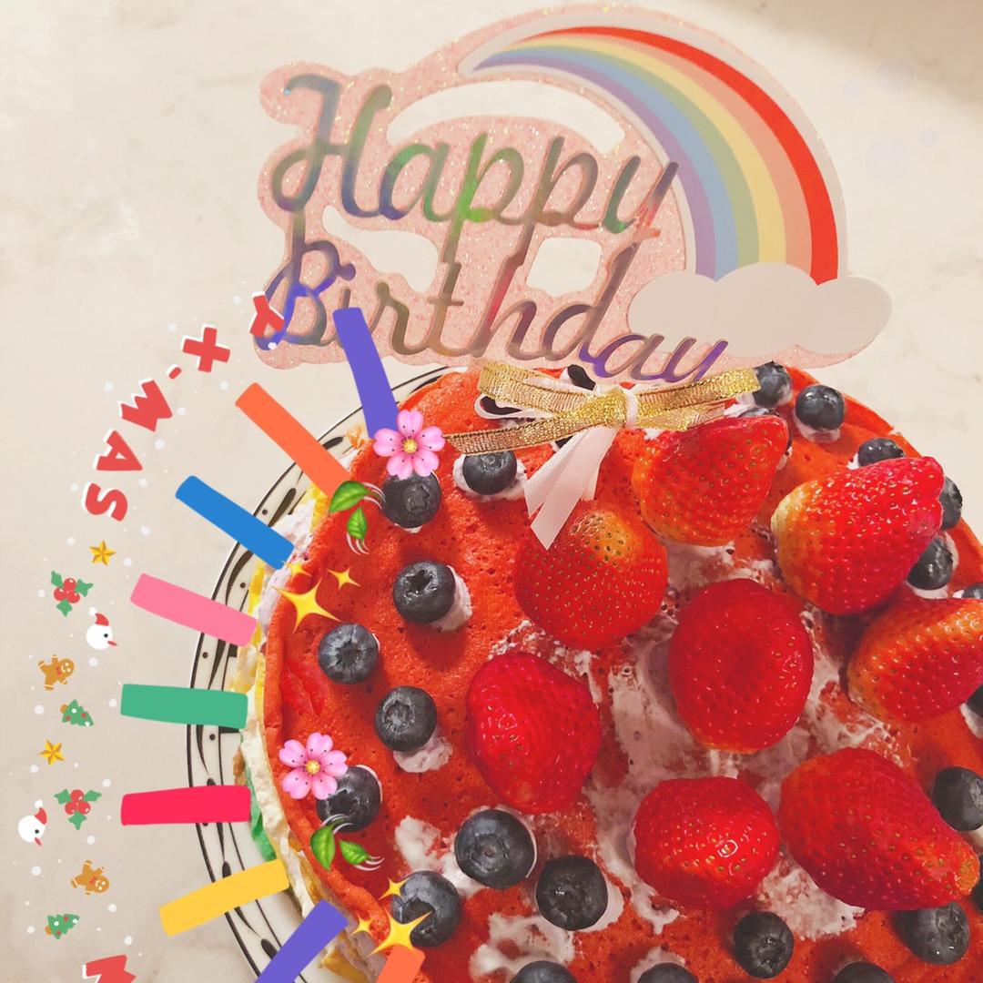 生酮彩虹千层蛋糕