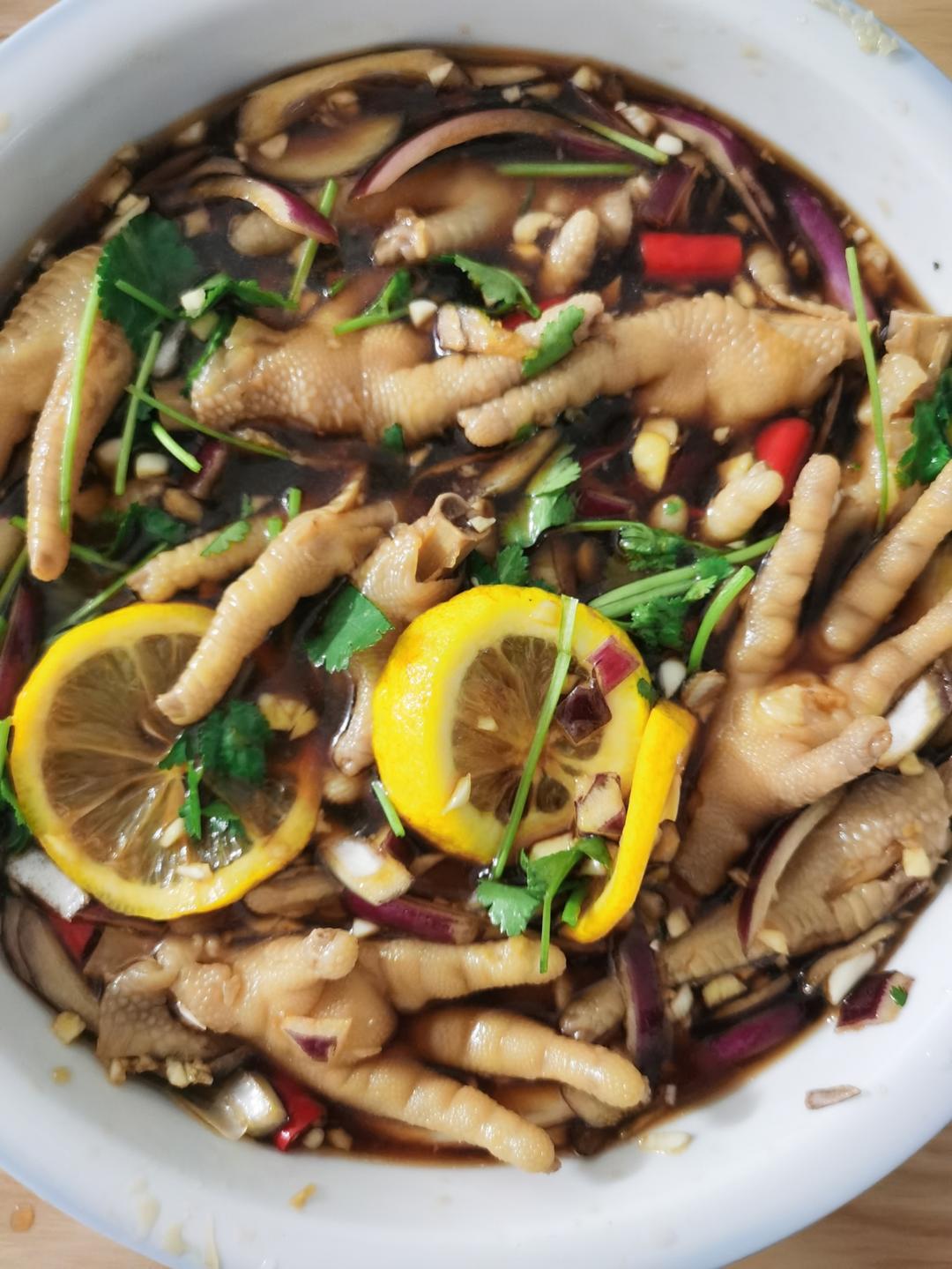 超简单的柠檬无骨鸡爪