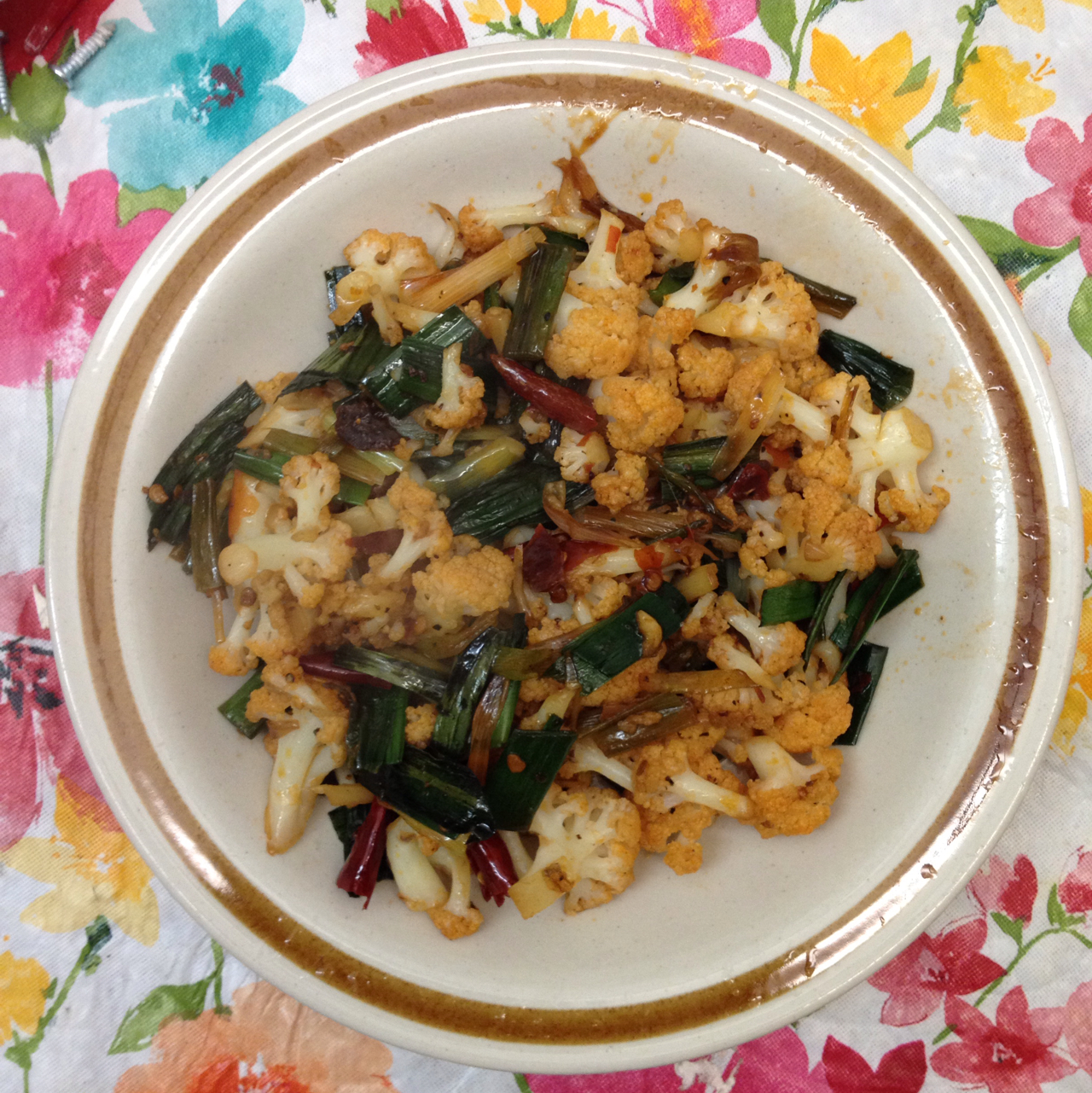 很“浪费”米饭的家常菜之一-------干锅菜花